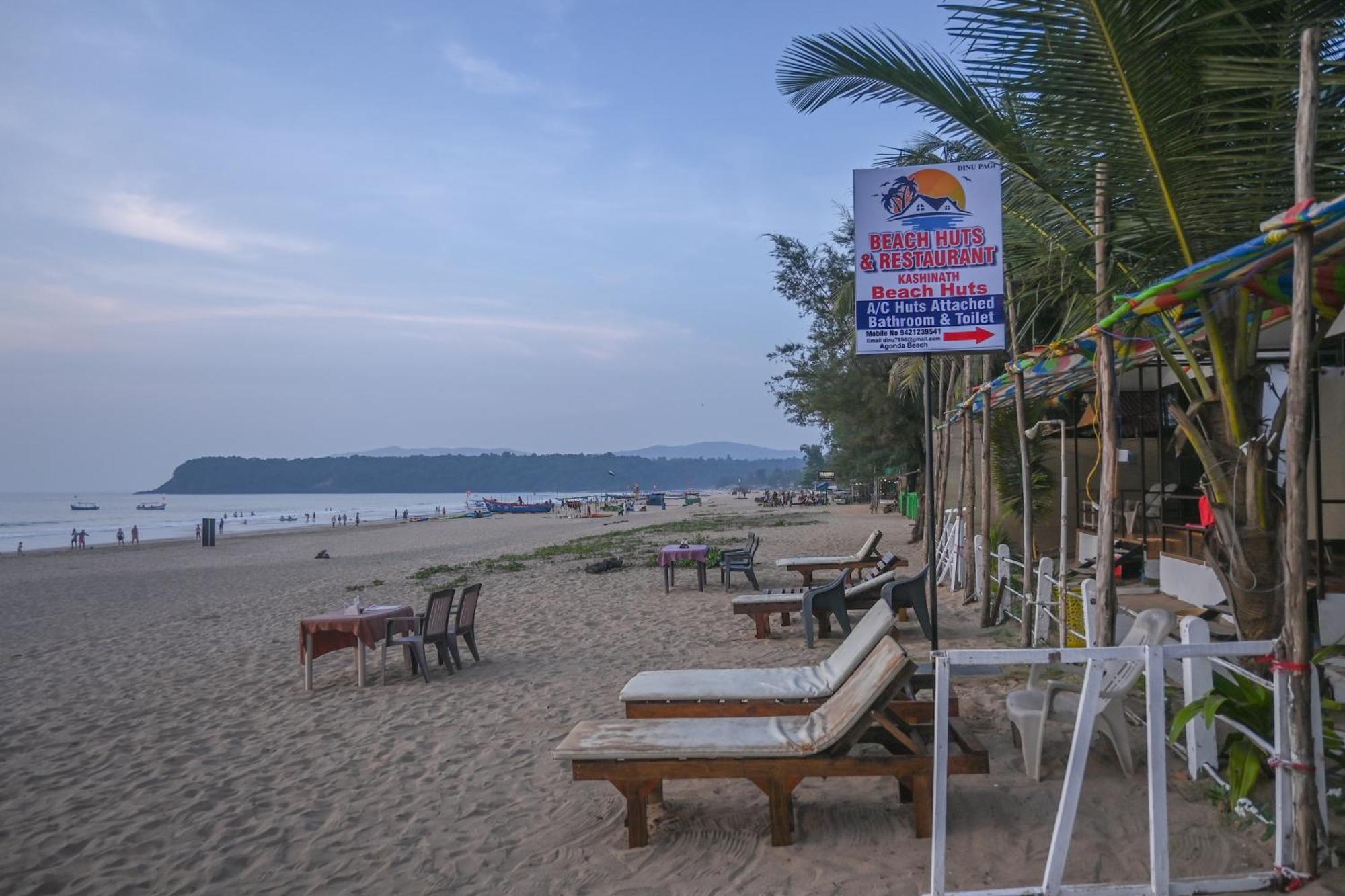 Kashinath Beach Huts Агонда Екстериор снимка